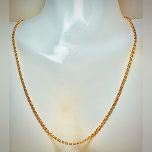 Dainty Rolo Chain.  💛 Real 18(18k) Karat Solid Gold Jewelry